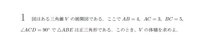 北海道大学 2009年 文系 第4問 問題画像