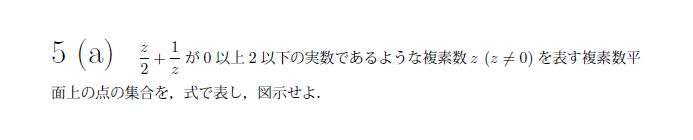 北海道大学 1998年 理系 第5問 問題画像