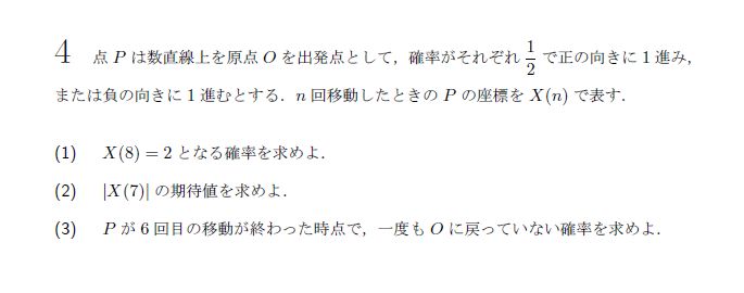 北海道大学 2003年 理系 第4問 問題画像