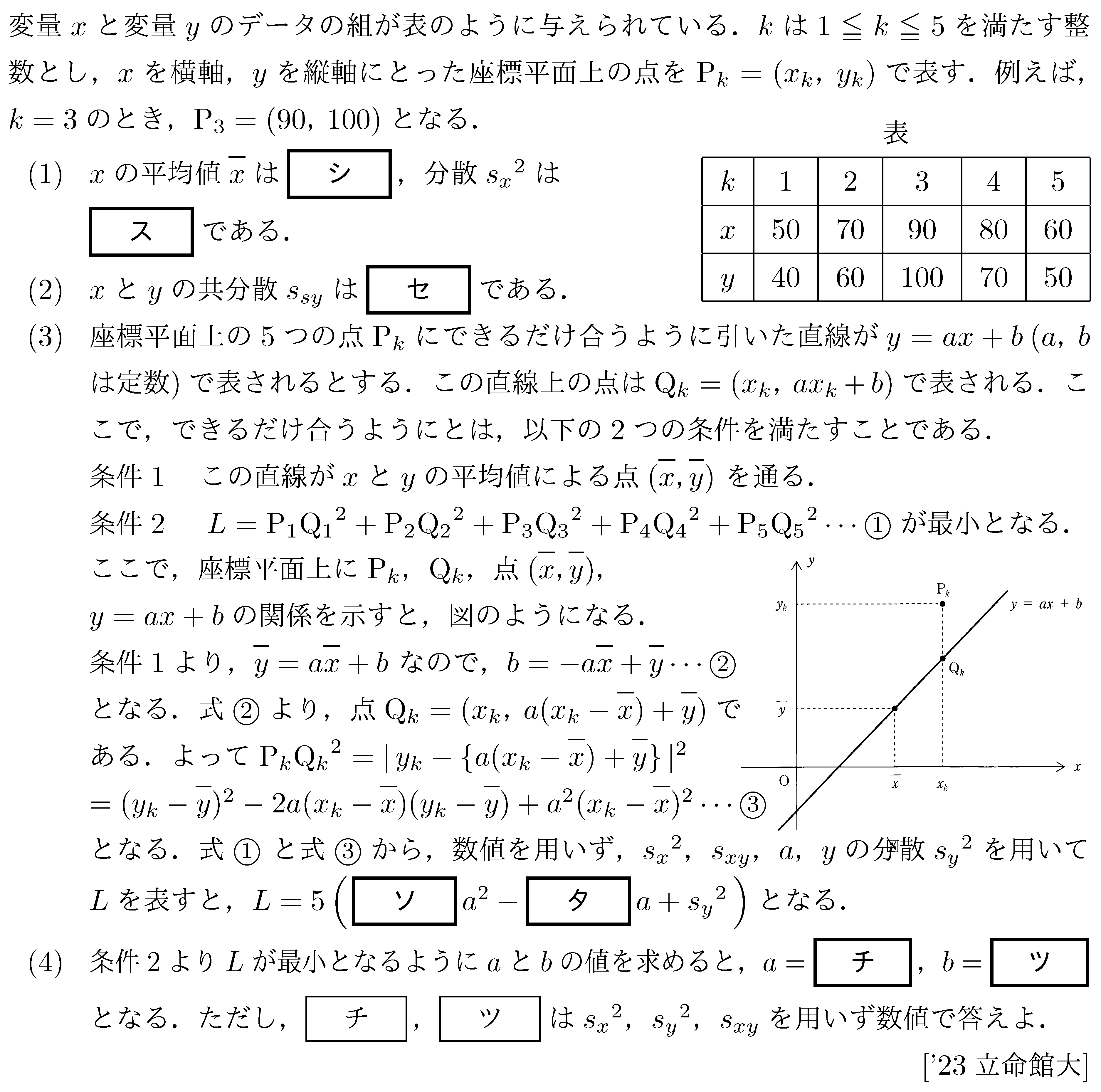 問題 1 問題画像